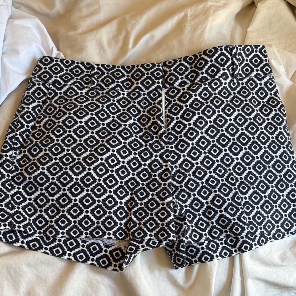 Loft Liviera Black and White Geo Print Women's Shorts